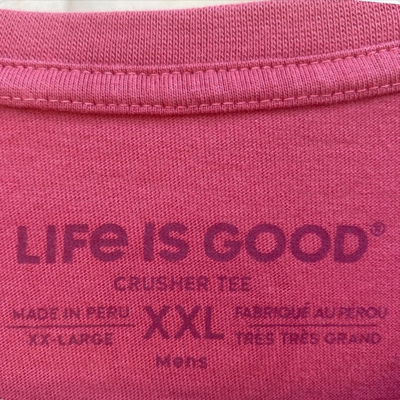 Life is Good Quarantine Relief Pitcher Crusher Tee Shirt Men’s Size XXL Cotton - Picture 5 of 7